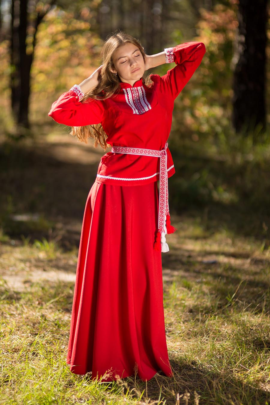 Underwear Women in Slavic costumes in Konya