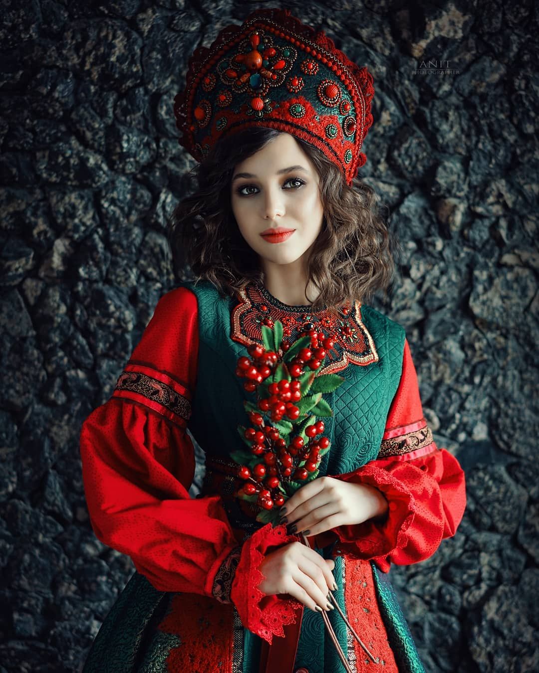 Nude girl Women in Slavic costumes in Konya